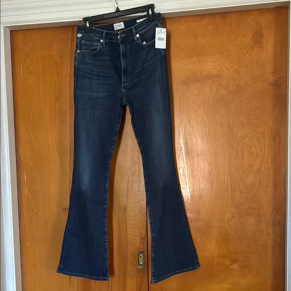 Citizens Of Humanity Dark Blue Flare Jeans